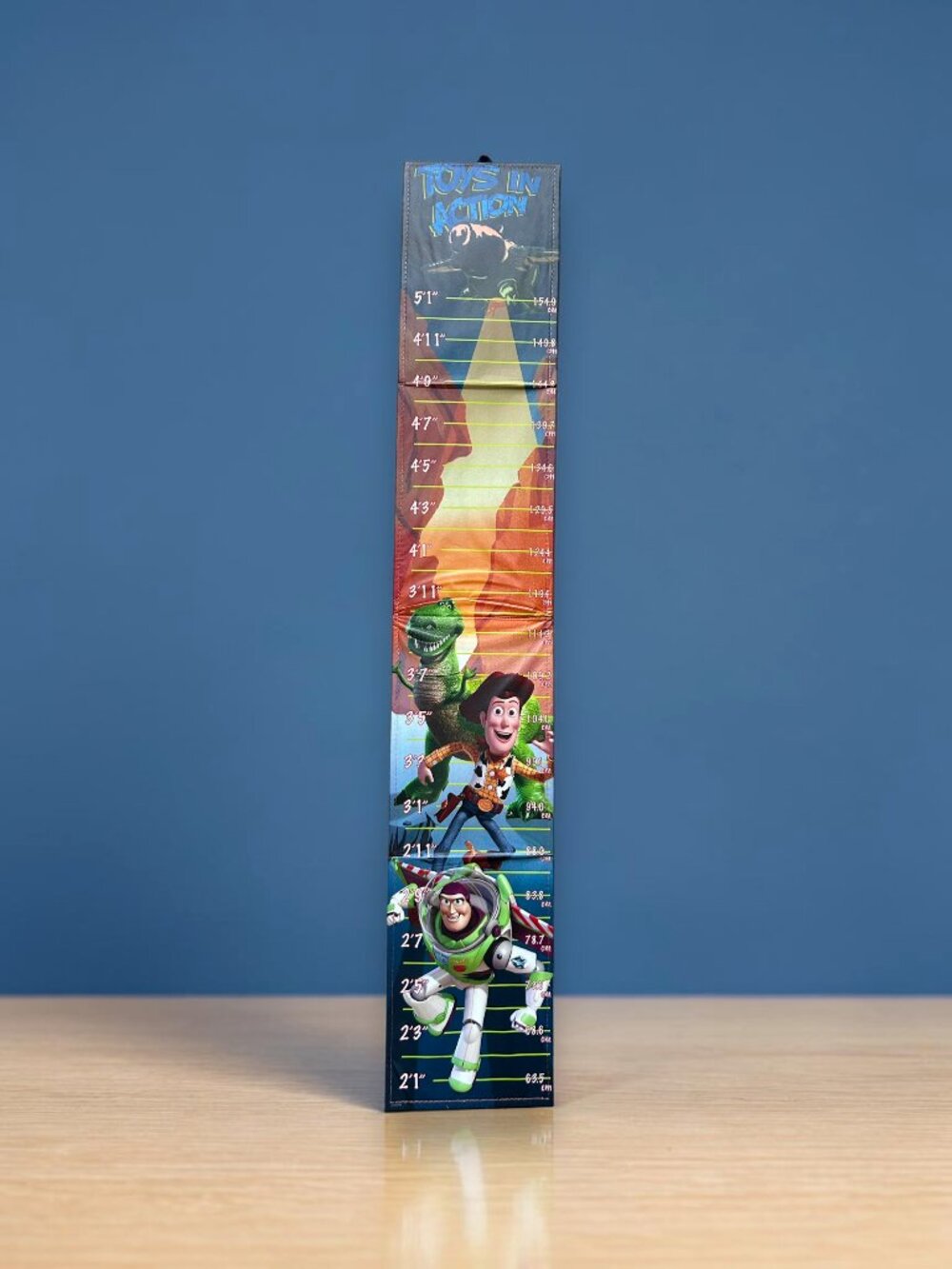 RARE Disney Toy Story Pixar Growth Chart Height Wall Decor Bedroom NEVER USED